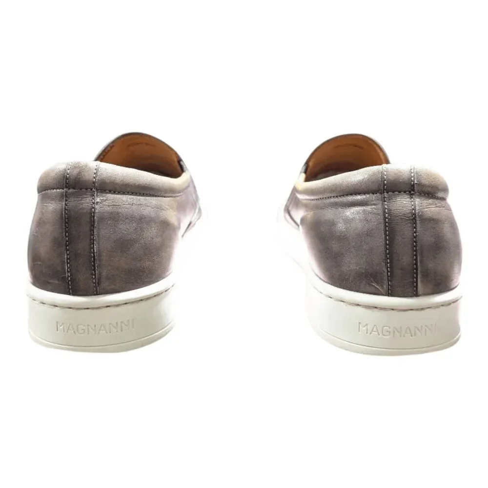 MAGNANNI Turo Lo 'Grey' Slip On Sneakers Size 12